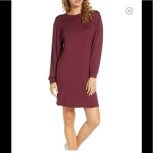 Fraiche by J Crew Neck Sweatshirt Dress